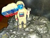 Космическо-бомбическая поделка в сад.на тему "космос"))