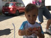 Я сегодня села на попу...