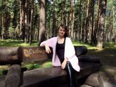 Выгуливала свой кардиган ,наконец