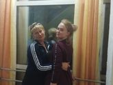 С мамой в горах,