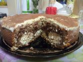 Пляцок с творожными шариками