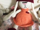Связала зайку в стиле Тильда 🧶довольна как слон ))