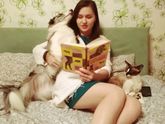 Когда пытаешься почитать книгу..
