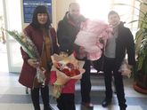 Василиса приехала домой)))