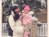 В нью йорке первый снег