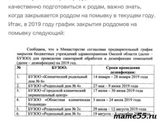 График закрытия роддомов г.Омска 2019
