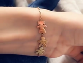 Золотой Браслет с фигурками 👼👼👼