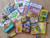 Отдам книжки, домино, кубики, раскраски