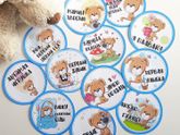 Карточки стикеры для малышей