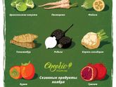 Сезонные продукты ноября