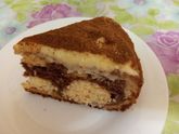 Пляцок с творожными шариками
