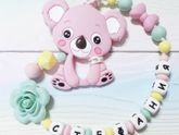 Именные держатели и грызунки 💜💕👈🏻👼🏻