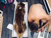 Муж собирал сегодня кроватку)))
