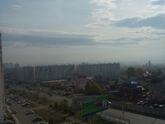 Красноярск!!! Черное небо