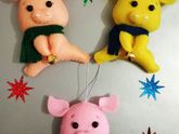 Новогодние игрушки символ 2019