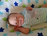 Нам сегодня 2 месяца 😄😍👣🌺🎉