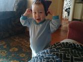 Так мы сами одеваем шапку