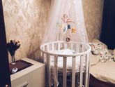 Ура! Поставили кроватку)