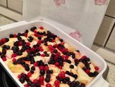 Пирог со смородиной и яблоками