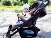 Наша ягодка 😘😘в новой коляске 🤗