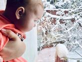 Сегодня встретили первый снежок)
