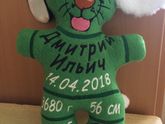 Игрушка для новорожденного с памятными цифрами)