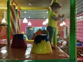 Наш первый раз в игровой комнате)))