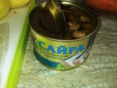 Суп с сайрой