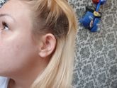 Из блондинки в красный гранат