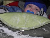 Снежная зима❄⛄сынок гулял со своим другом Сашей⛄⛄❄ ??????