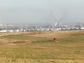 Красноярск!!! Черное небо