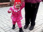 Моя звёздочка на прогулке