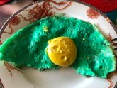 Зеленые яйца и ветчина на завтрак 🍳