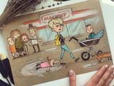 Мама двоих маленьких детей посвещается