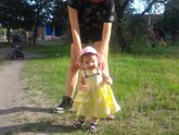 Как в Простоквашино-выгуливаем платья)