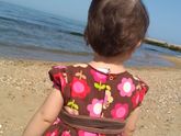 Ходили на море позагорали