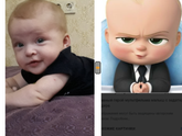 А на кого похож Ваш малыш ?)