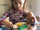 Зеленые яйца и ветчина на завтрак 🍳
