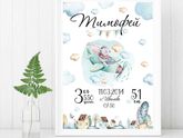 Метрика для малышей 🌸🌸🌸