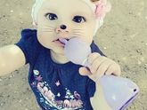 Моей зайке сегодня 1 год❤❤❤❤