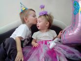 Мои зайки милый сыночек и лапочка дочка