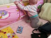 Пытаемся встать))) моя умничка♥️♥️♥️