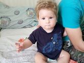 ура!мой малыш сам сел)