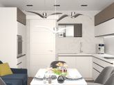 Дизайн проект 3х комнатной квартиры в доме серии П-44Т