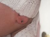 Сегодня ушки проколола доче?