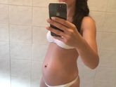 Животик в 8 недель
