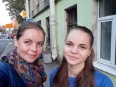 С любимой мамочкой!