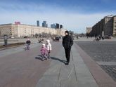 Пасхальные гуляния на Поклонной горе.
