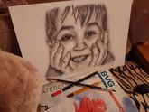 Еще один портрет уезжает в новый дом 🤗🎨