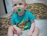 Владиславу 9.Пока еще месяцев:)